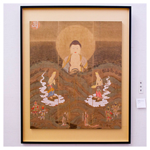 井上真紀さん「山ノ越阿弥陀国　模写」